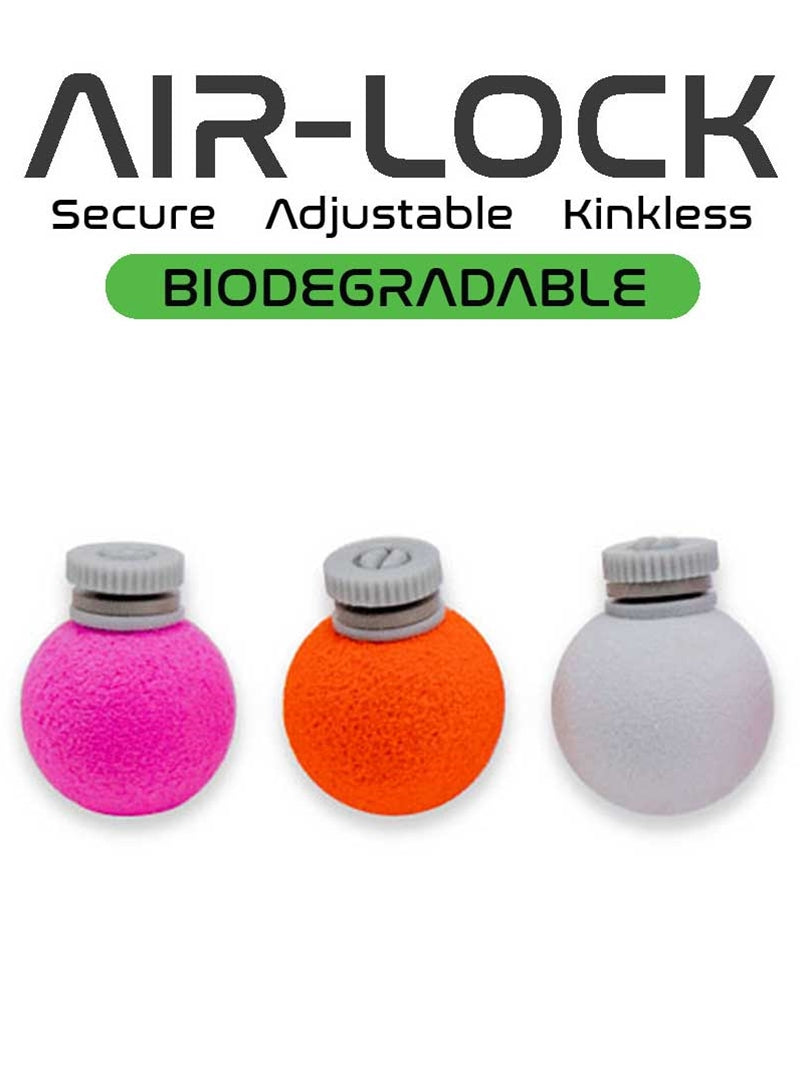 Airlock Biodegradable Indicator - Assorted Colors - 3 Pack