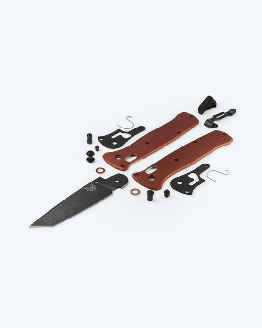 Benchmade Bailout 537BK-07 Burnt Copper plain edge, view 6
