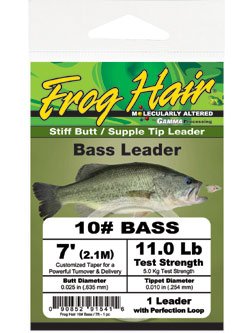 Frog Hair Bass Leader