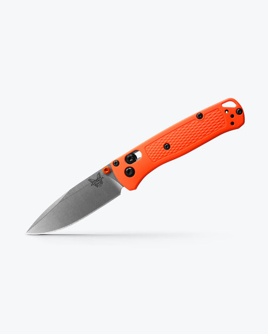 Benchmade 533 Mini Bugout orange Grivory, side profile