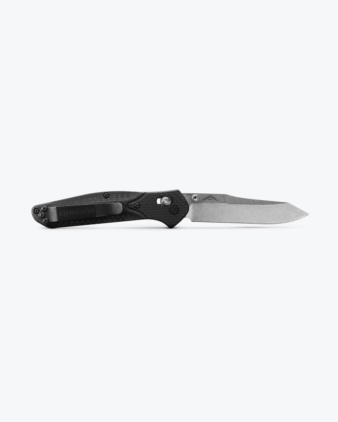 Benchmade 940-1 Osborne carbon fiber, reverse side open