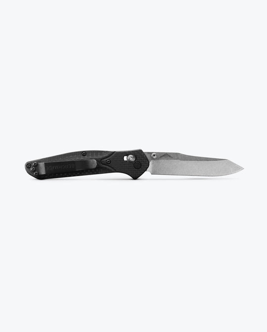 Benchmade 940-1 Osborne carbon fiber, reverse side open