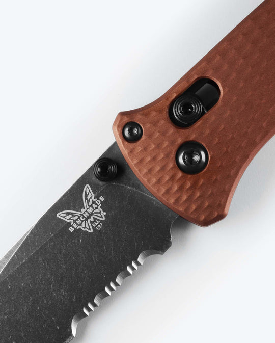 Benchmade Bailout 537SBK-07 Burnt Copper serrated, view 5