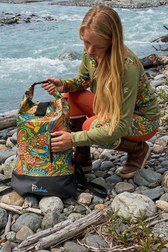 Boho Bass Backpack Dry Bag