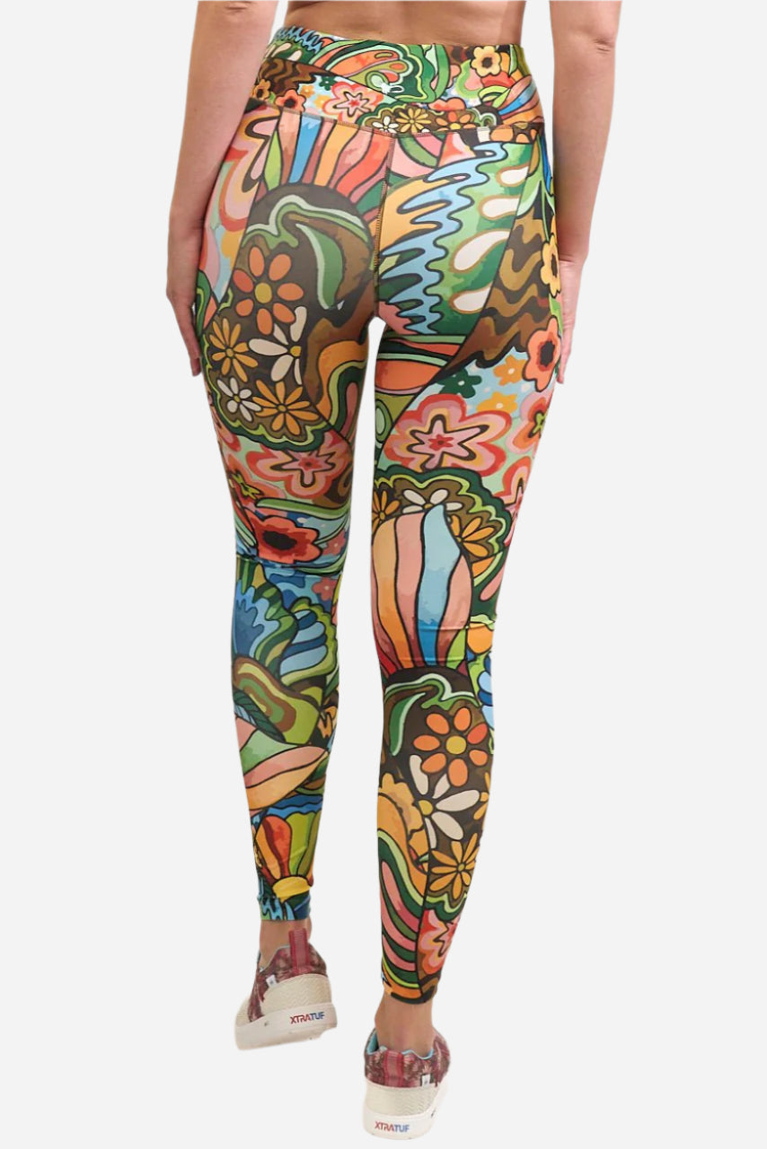 Boho Bass High-Waisted Leggings