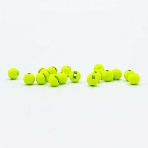 Firehole Stones Slotted Tungsten Beads 28 Piece Package - Chartreuse