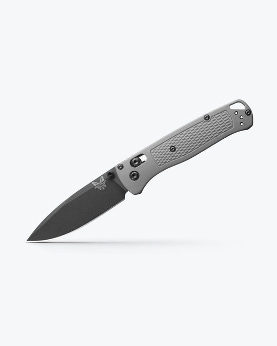 Benchmade Bugout Storm Gray Grivory, open