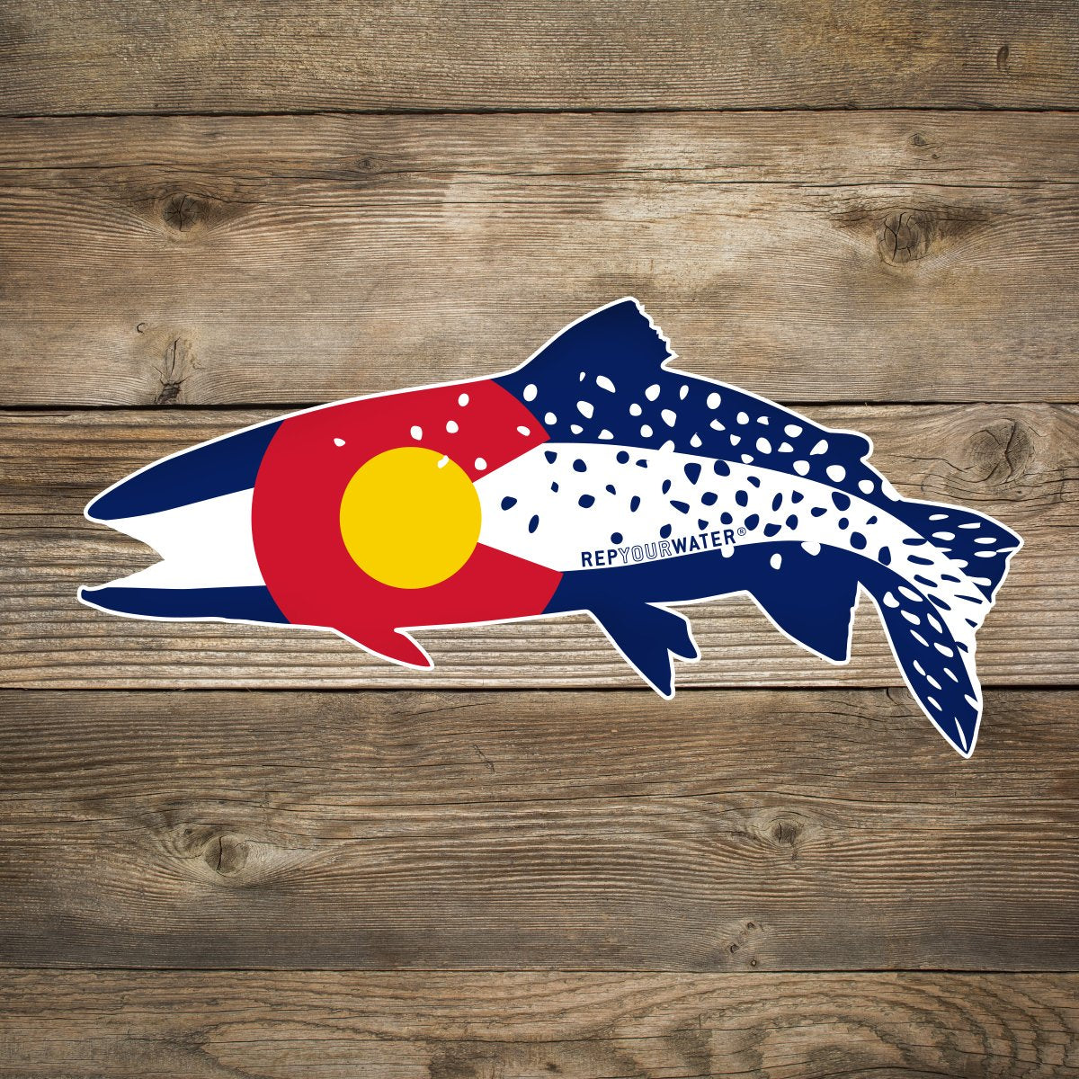 Rep Your Water Colorado Clarkii Sticker - Large