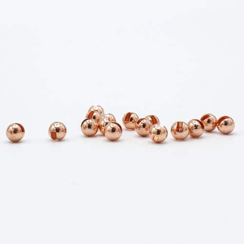 Firehole Stones Slotted Tungsten Beads 28 Piece Package - Copper