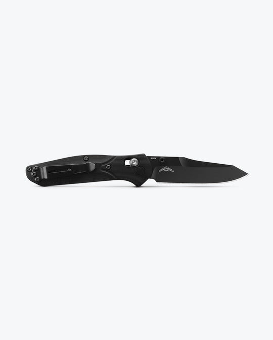 Benchmade 945BK-1 Mini Osborne black and blue G10, view 4