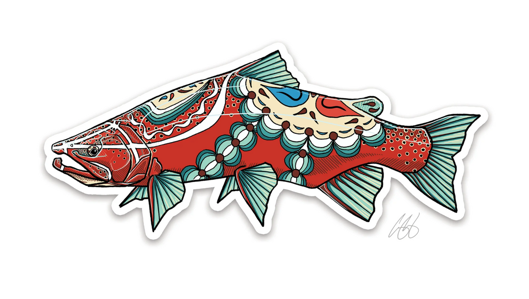 Casey Underwood Dala Trout Decal Sticker