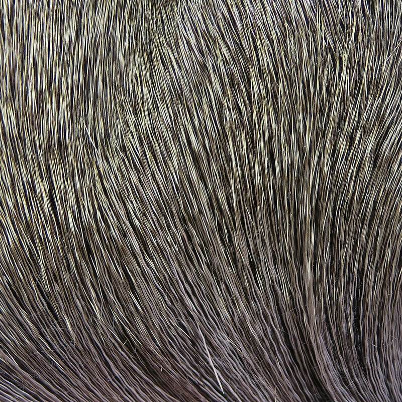 Hareline Premo Deer Hair Strip Gray