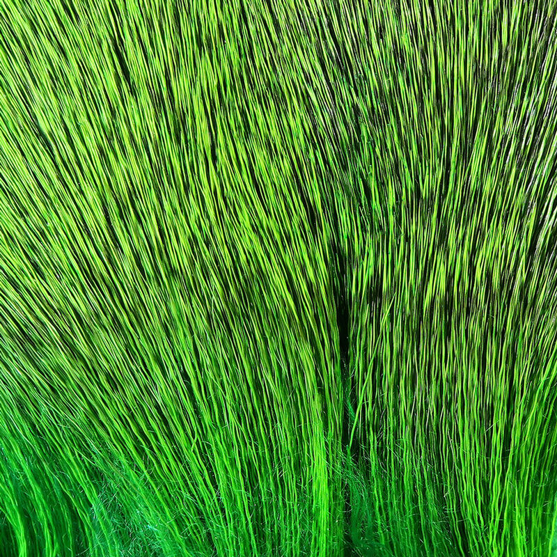 Hareline Premo Deer Hair Strip Green