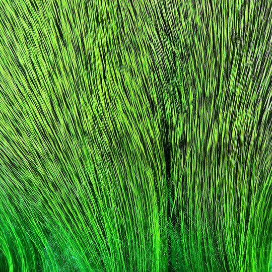 Hareline Premo Deer Hair Strip Green