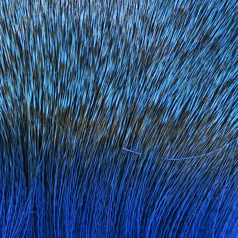 Hareline Premo Deer Hair Strip Blue