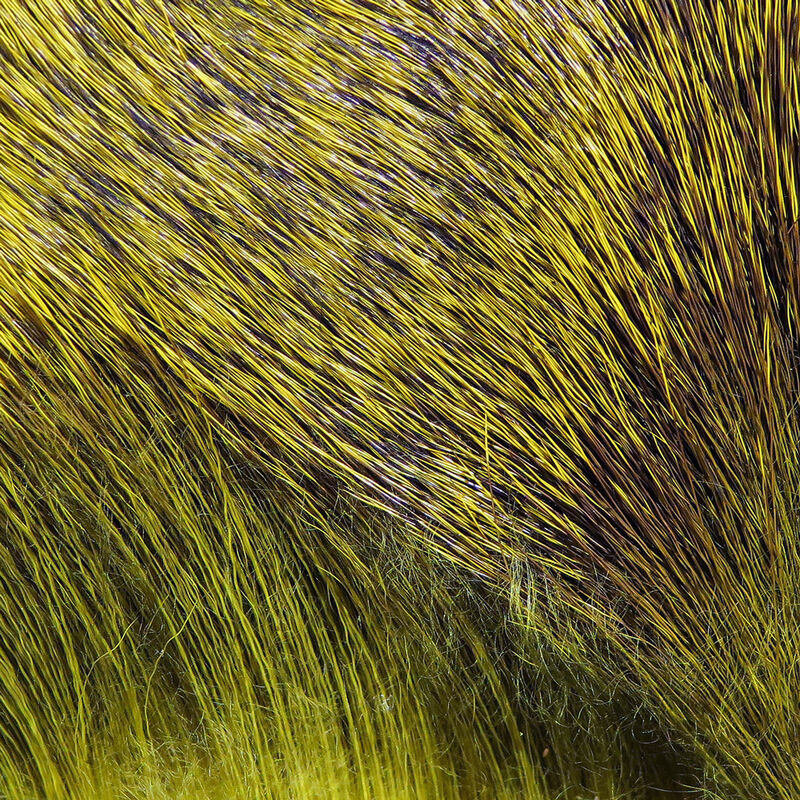 Hareline Premo Deer Hair Strip Olive