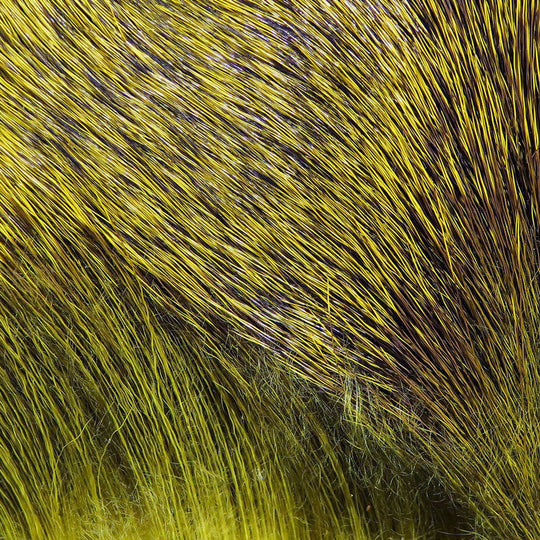 Hareline Premo Deer Hair Strip Olive