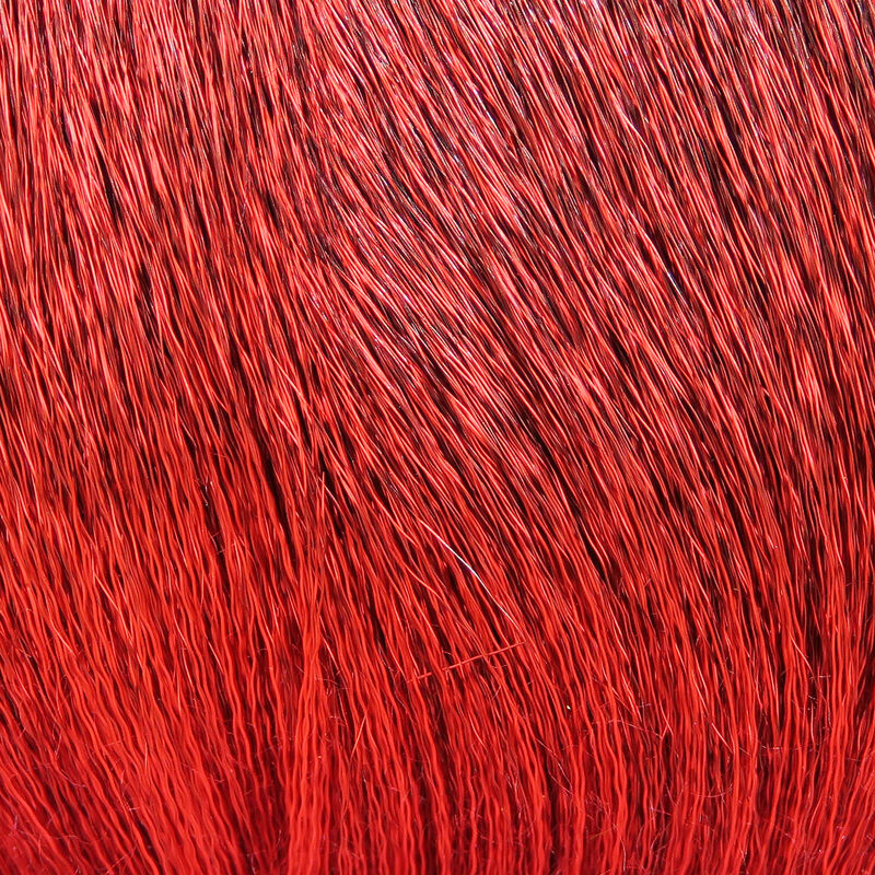 Hareline Premo Deer Hair Strip Red