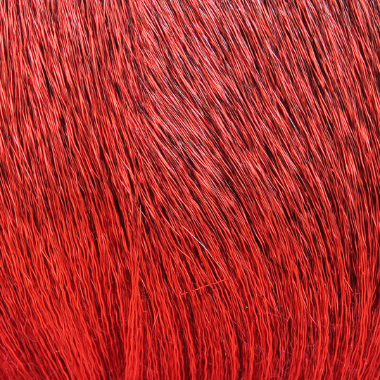 Hareline Premo Deer Hair Strip Red