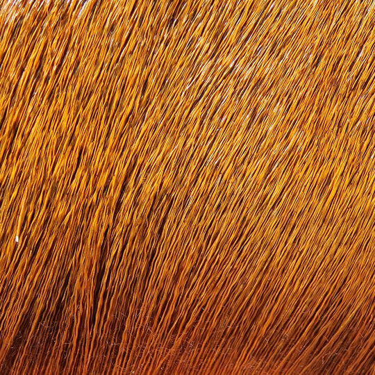 Hareline Premo Deer Hair Strip Rusty Brown