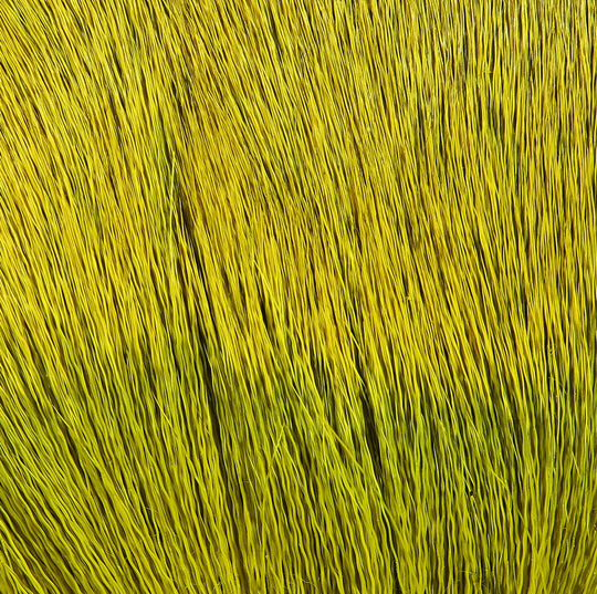 Hareline Premo Deer Hair Strip Yellow