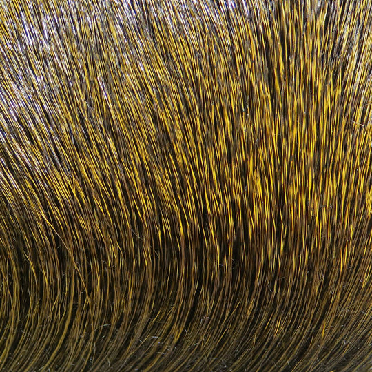 Hareline Premo Deer Hair Strip Dark Brown
