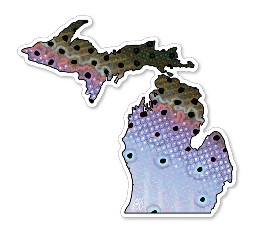 Casey Underwood Michigan Steelhead Decal Sticker