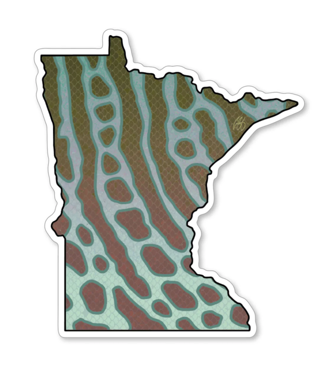 Casey Underwood Minnesota Muskie Decal Sticker