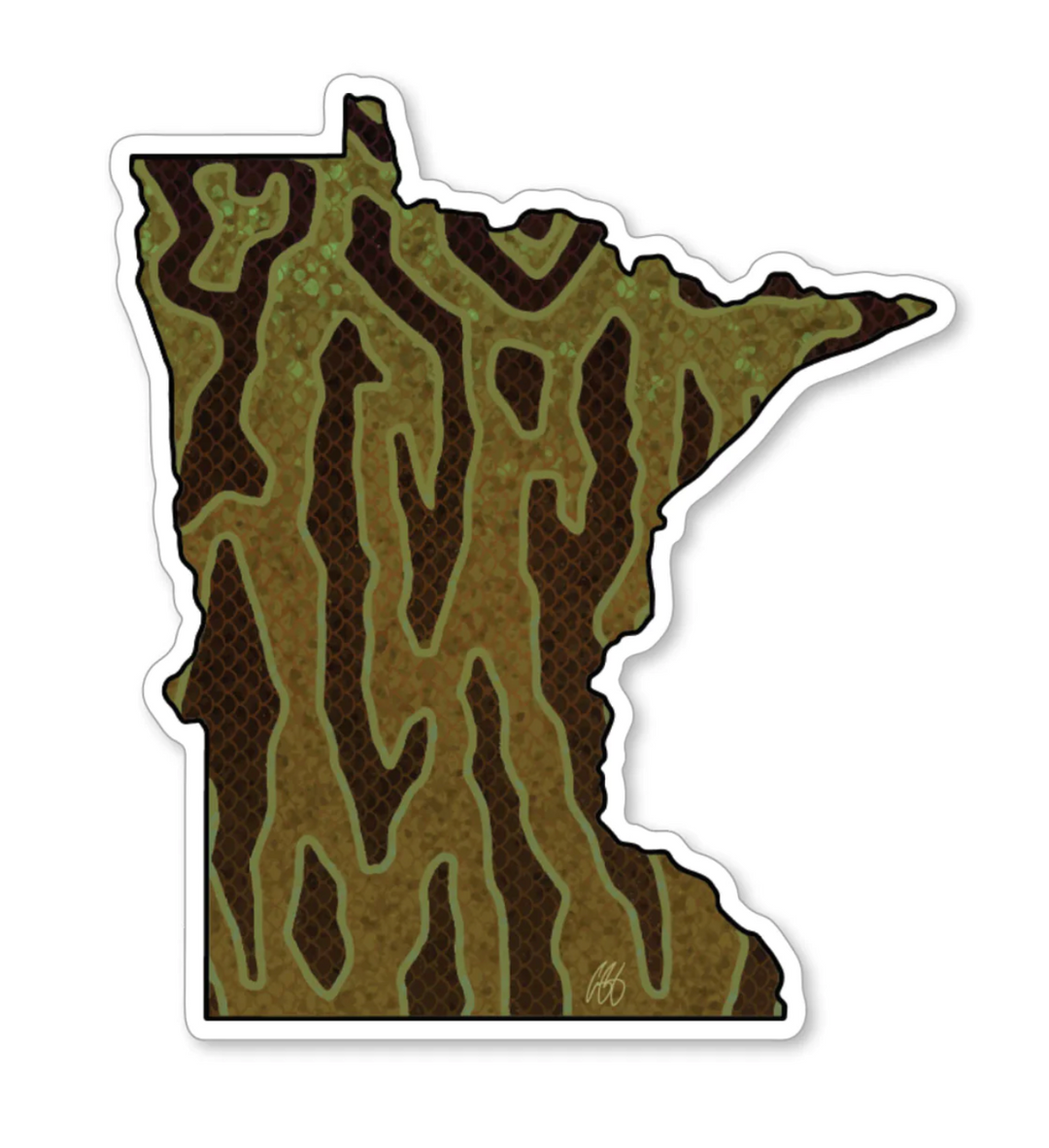 Casey Underwood Minnesota Smallmouth Decal Sticker