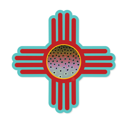Casey Underwood New Mexico Rainbow Decal Sticker