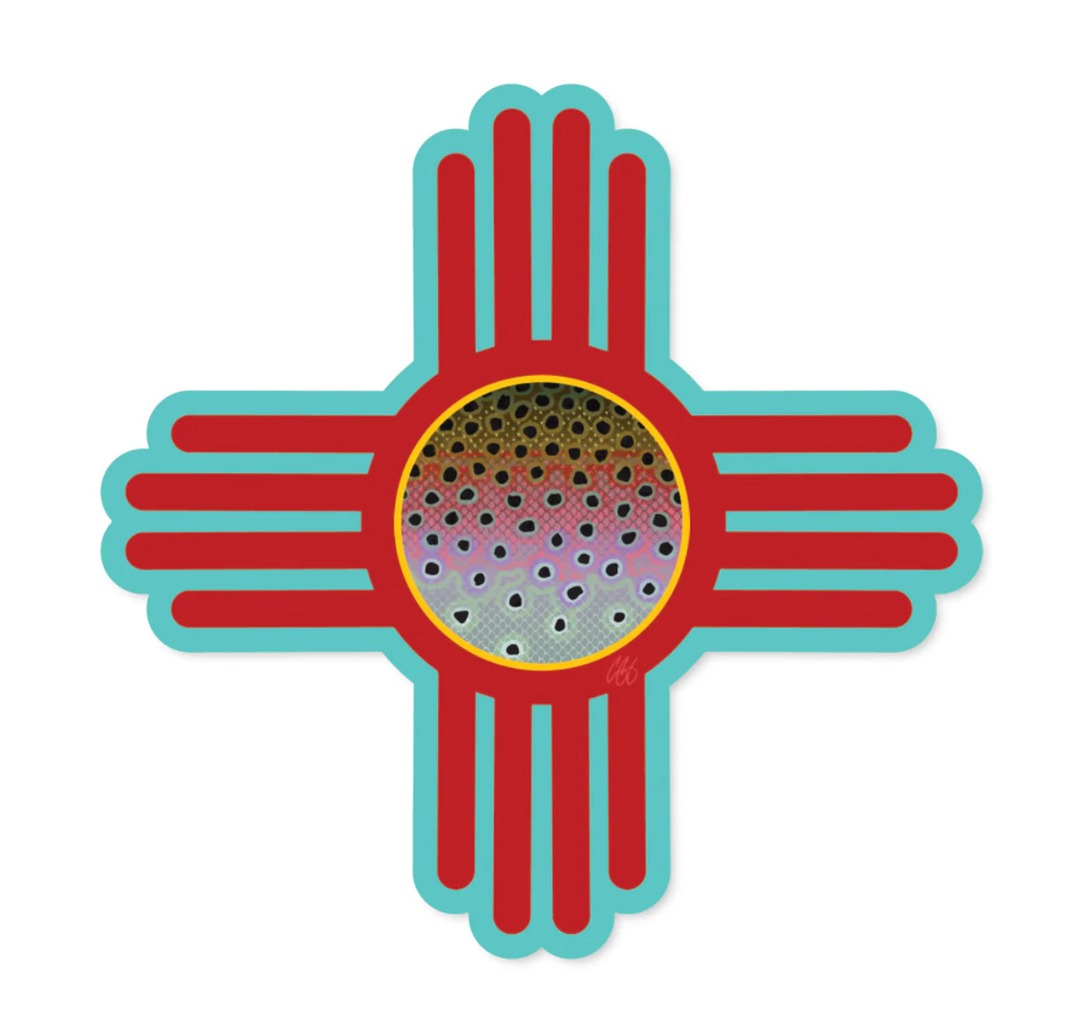 Casey Underwood New Mexico Rainbow Decal Sticker