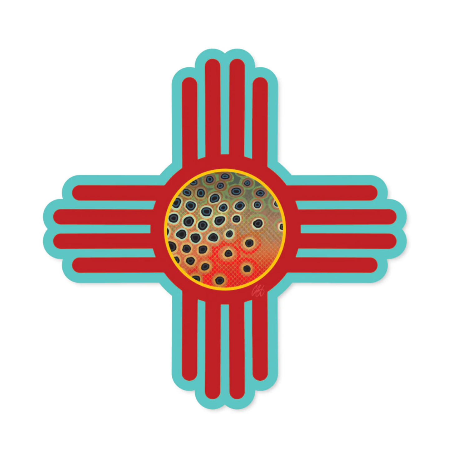Casey Underwood New Mexico Cutthroat Decal Sticker
