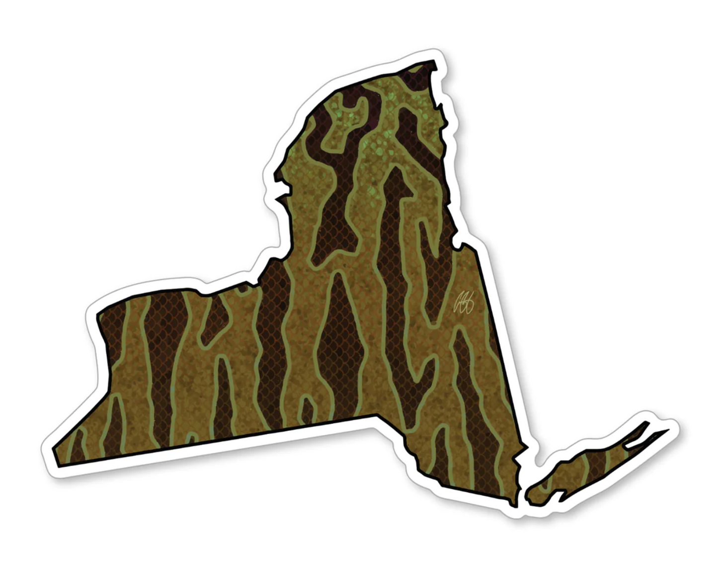 Casey Underwood New York Smallmouth Decal Sticker