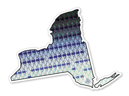 Casey Underwood New York Striper Decal Sticker