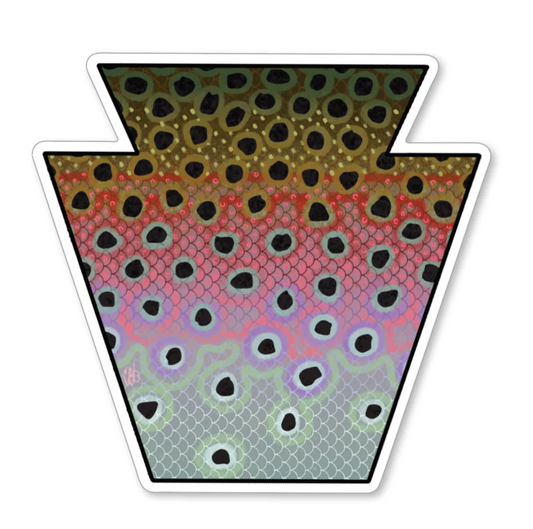 Casey Underwood Pennsylvania Rainbow Decal Sticker