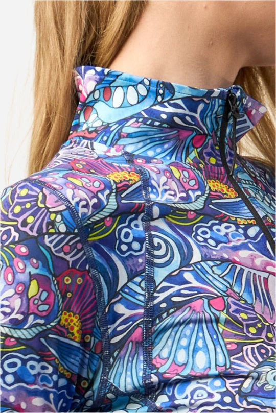 Enchanted Grayling 1/4 Zip Sunshirt
