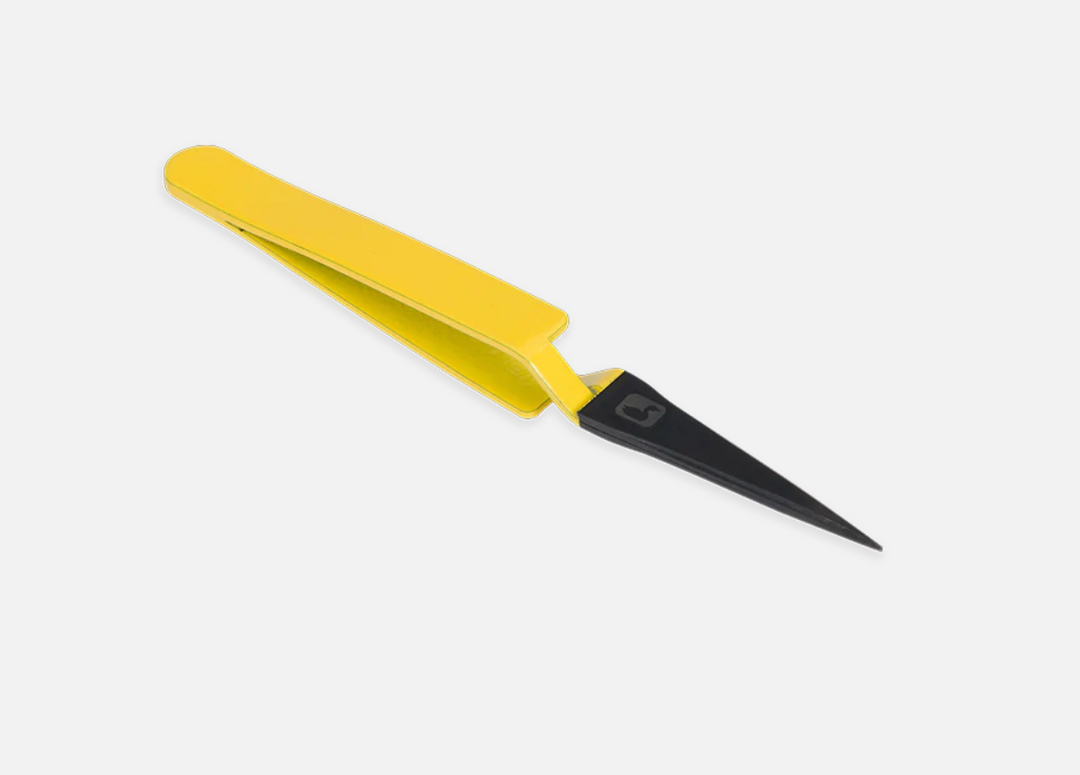 Loon Outdoors Mini Straight D-Loop Tweezer - Yellow