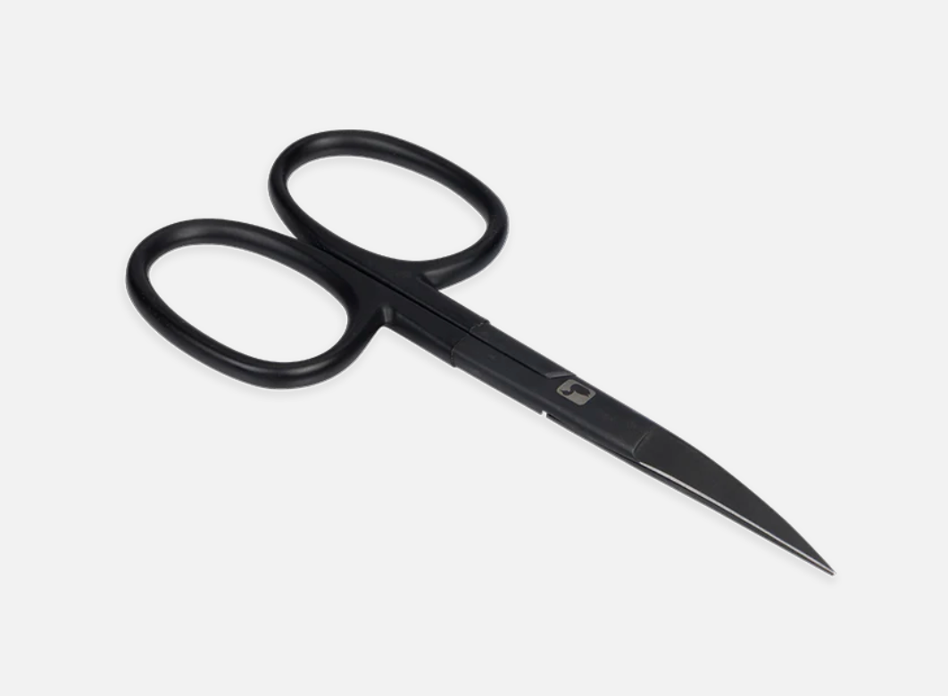 Loon Ergo Curved Hair Scissors - Black