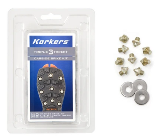 Korkers Triple Threat Carbide Spike Kit