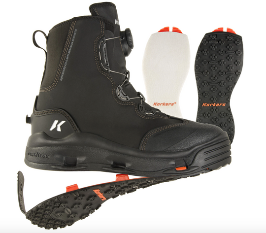 Korkers Devil's Canyon  Wading Boot Kling-On & Felt Soles