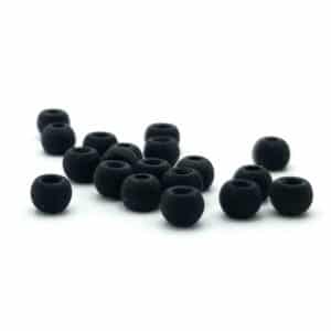Firehole Stones Round Tungsten Beads 36 Piece Package - Black
