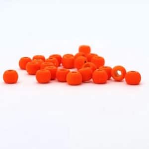 Firehole Stones Round Tungsten Beads 36 Piece Package - Fire Orange