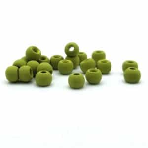 Firehole Stones Round Tungsten Beads 36 Piece Package - Olive