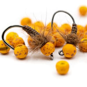 Firehole Round Speckled Tungsten Beads - Pumpkin Pie