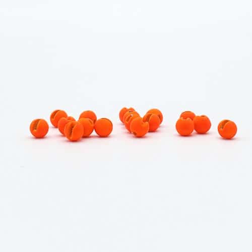 Firehole Stones Slotted Tungsten Beads 28 Piece Package - Fire Orange