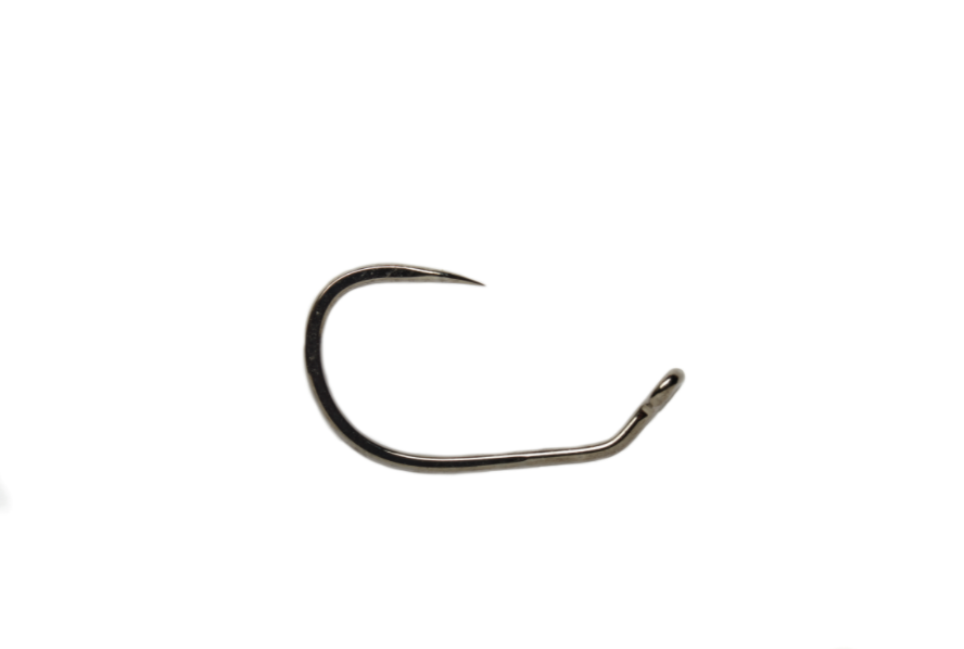 Fulling Mill Jig Force Short Black Nickel Barbless hook