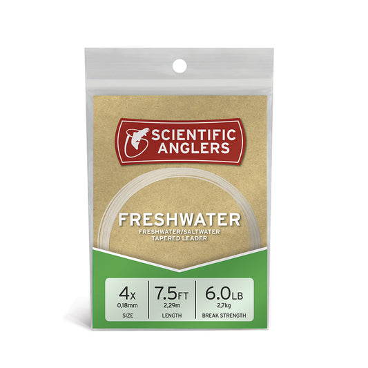Scientific Anglers Freshwater Tapered 7 1/2 ft. Leader Single Pack
