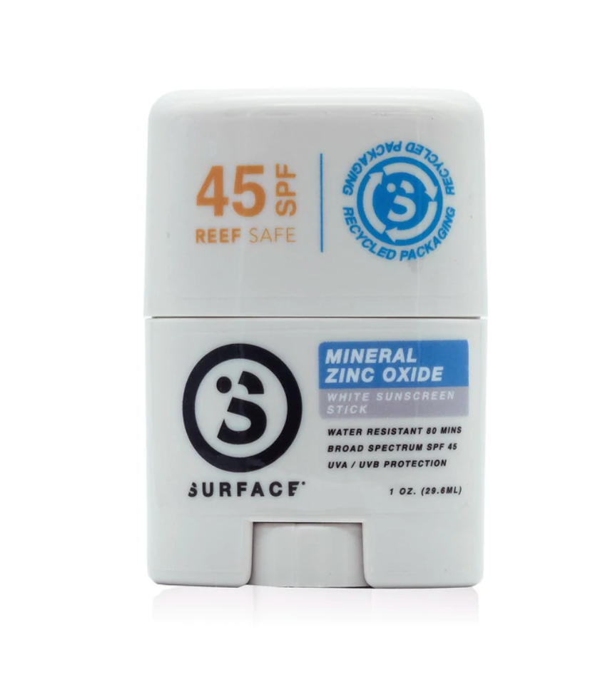 Surface SPF45 Zinc Oxide Facestick .5OZ. - White