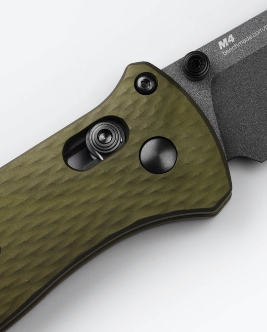 Benchmade Bailout 537SGY-1 Woodland Green serrated, view 5