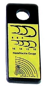 Griffin Hook & Hackle Gauge - This is a must have fly tying accessory.